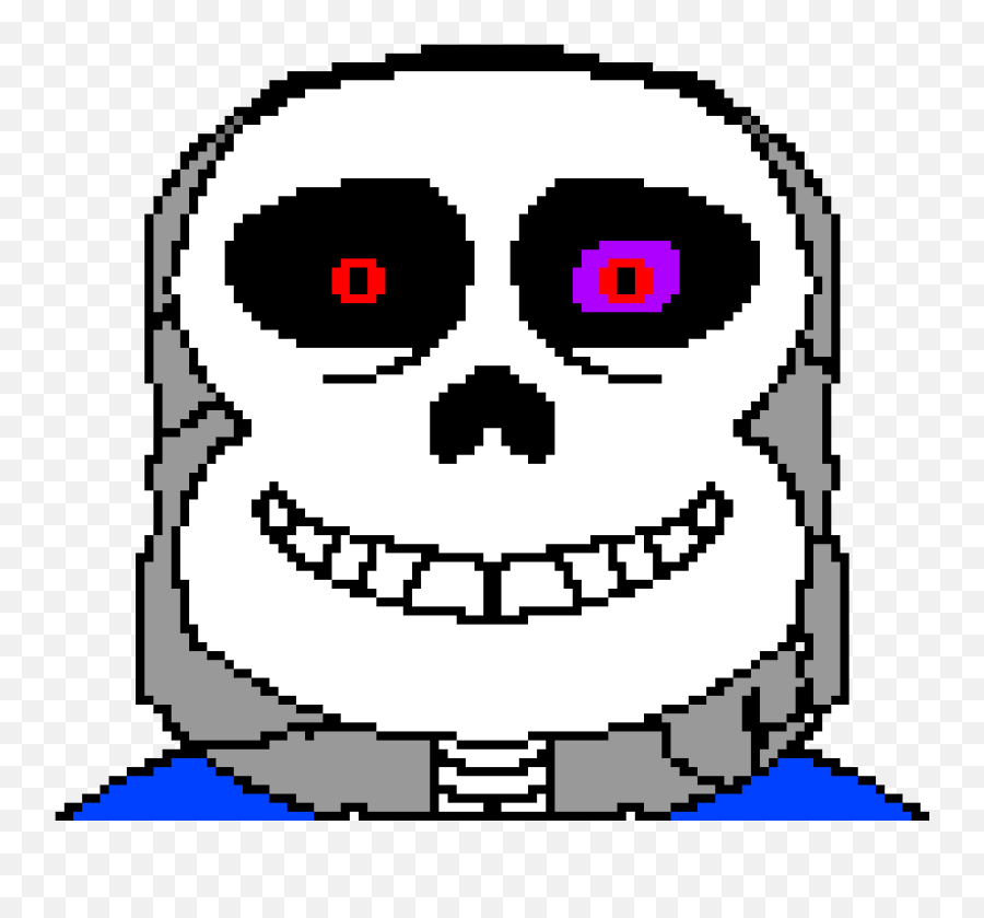 Editing Deltarune Sans - Free online pixel art drawing tool - Pixilart