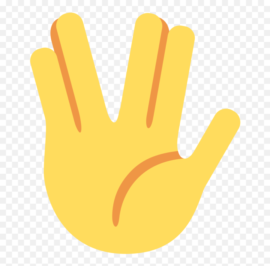 Vulcan Salute Emoji - Live Long And Prosper Emoji Png,Vulcan Icon