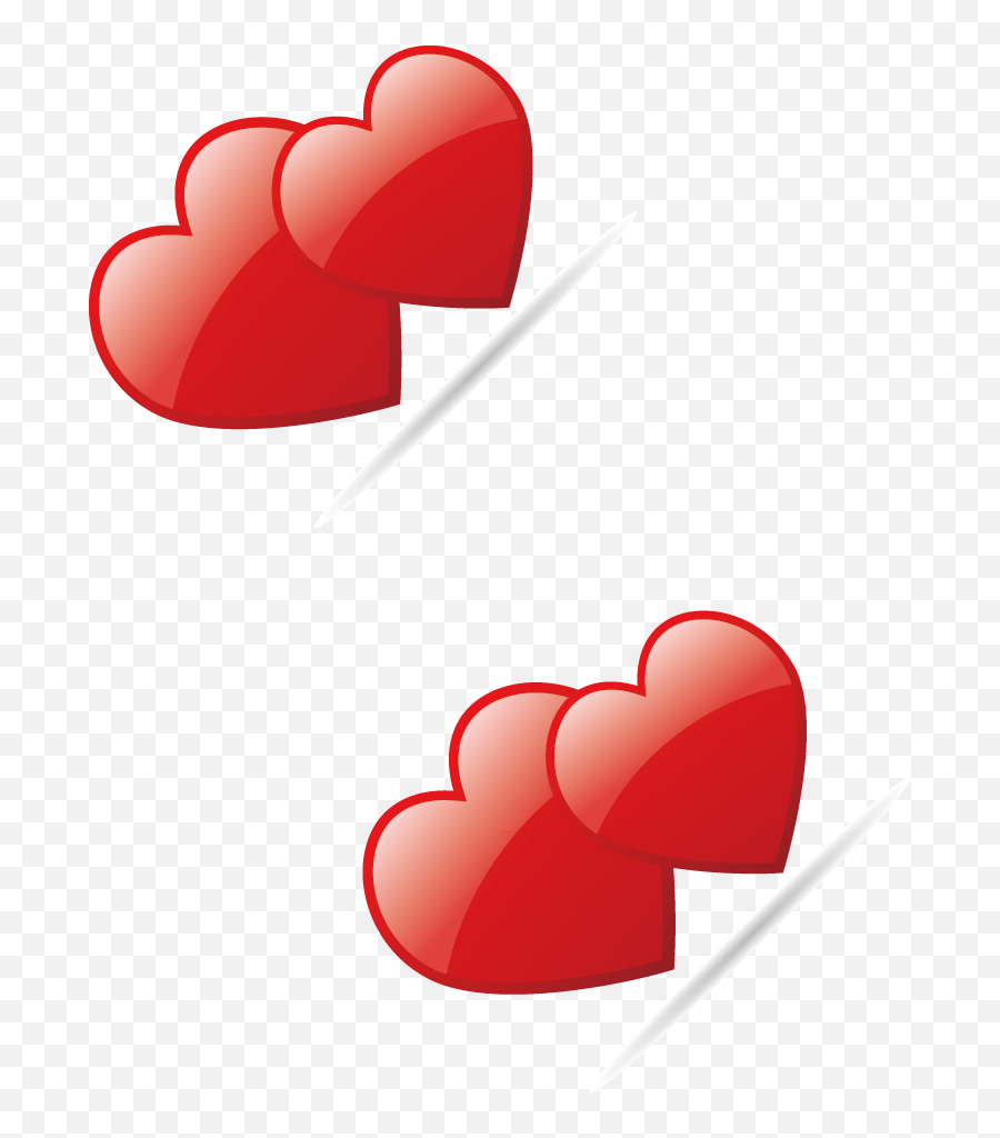 Gift Valentineu0027s Day Romance Icon - Double Heart Valentineu0027s Coração Duplo Vermelho Png,Double Heart Icon