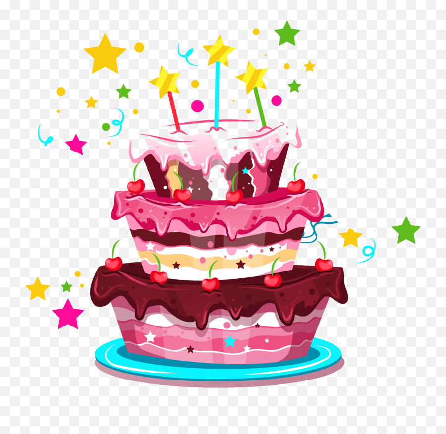 Happy Birthday Image Png - Cake Cartoon Happy Birthday,Birthday Png