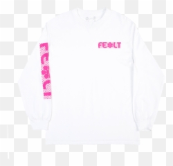 White Starbound Logo Longsleeve Shirt Png