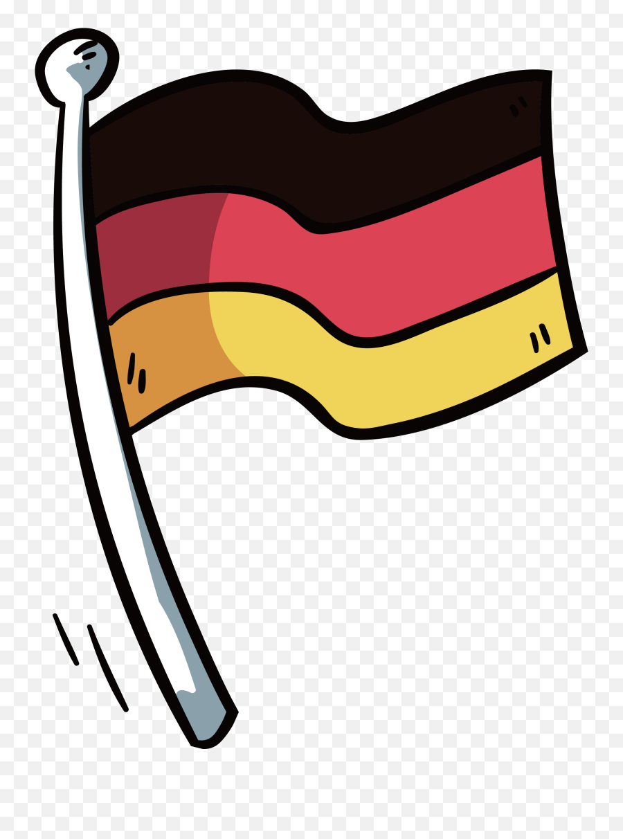 Germany Clipart Thing German - Bandera De Alemania Para Dibujar Png,Germany Png