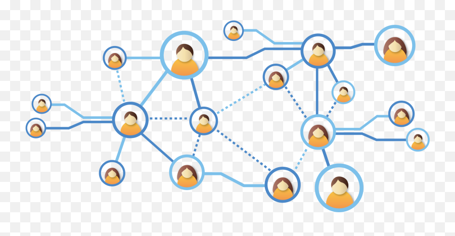 Network Vector Png 4 Image - Graph Theory Social Network,Networking Png