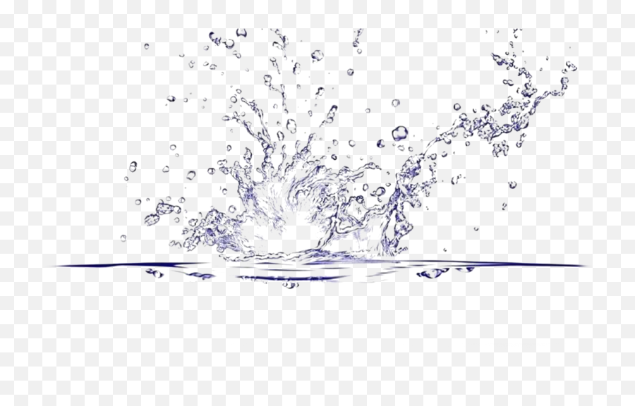 Water Drop Splash Free Frame Clipart - Water Transparent Splash Png,Water Drop Clipart Png