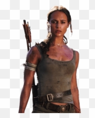 Lara Croft In Tomb Raider Transparent - Alicia Vikander png
