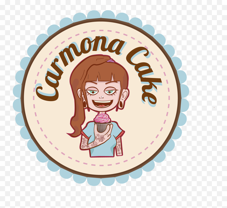 Carmona Cake Logo - Illustration Png,Cake Logo