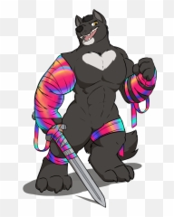 Fenrir Glepnir Nokkuru By Buckdasystem - Fur Affinity Illustration Png,Fenrir Png