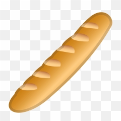 Baguette Bread Icon - Baguette Emoji Transparent Png,Baguette Png