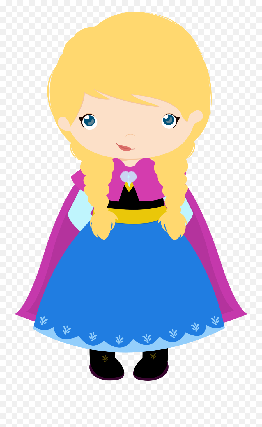 Frozen Characters Clipart - Elsa Frozen Cute Png,Elsa Transparent Background