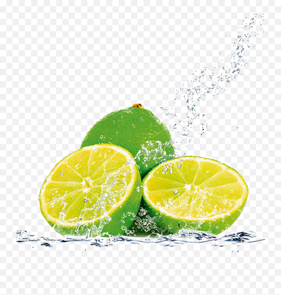 Fruit Water Splash Clipart Transparent - Lemon With Water Png,Water Clipart Transparent