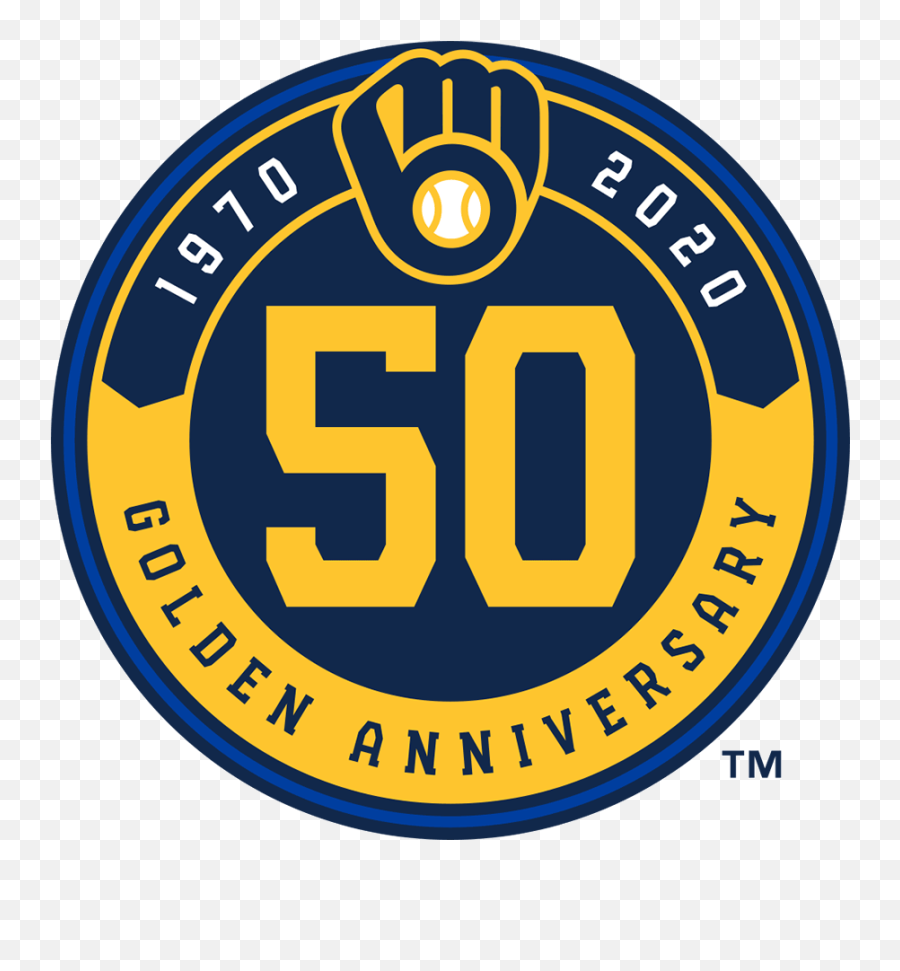 Milwaukee Brewers Anniversary Logo - National League Nl Pro Football Hall Of Fame Png,Golf Channel Logos