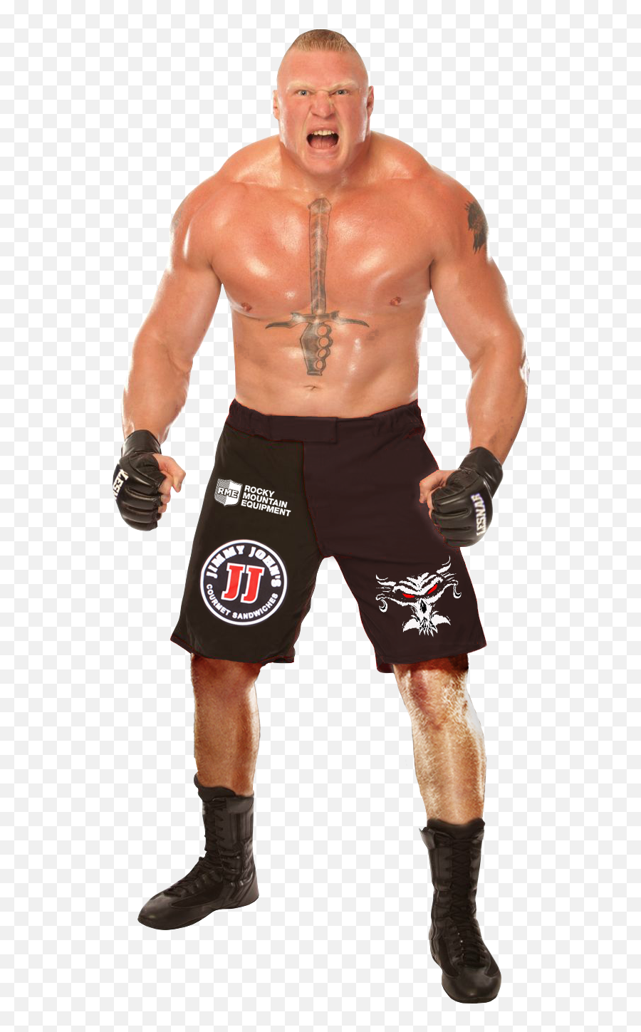 Download Hd Brock Lesnar Png Image With - Wwe Brock Lesnar Body,Brock Lesnar  Transparent - free transparent png images 
