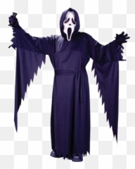 Teen Halloween Scream Ghostface Costume - Ghost Face Costume Girls Png,Ghost Face Png