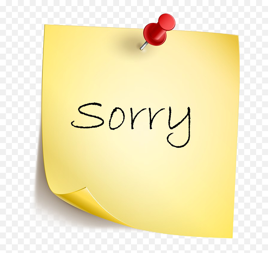 Sorry Transparent Background Png - Handwriting,Sorry Png