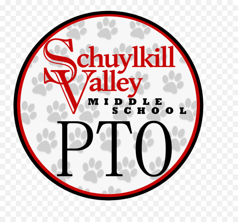Black Red Opaque Panther Paw Prints - Schuylkill Valley School District Png,Paw Prints Png