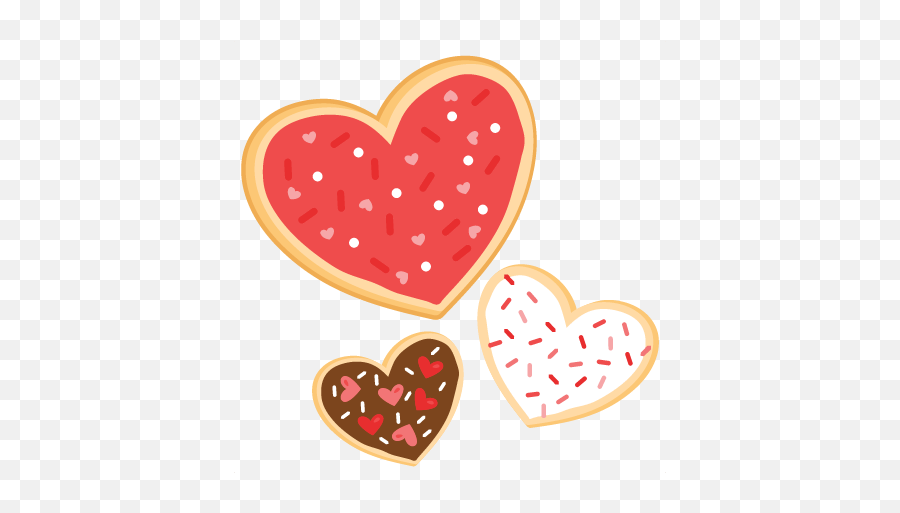 Svg Scrapbook Cut File Cute Clipart - Valentine Cookie Clip Art Png,Sugar Cookie Png