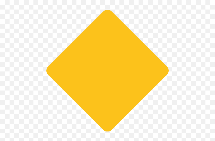 Small Orange Diamond Emoji For Facebook - Triangle Png,Diamond Emoji Png