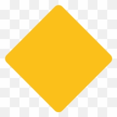 Small Orange Diamond Emoji For Facebook - Triangle png