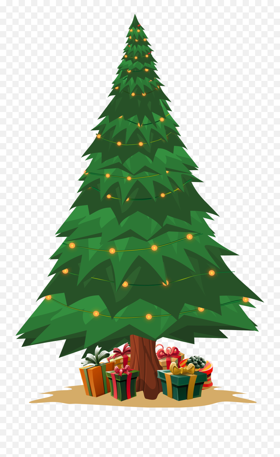 Christmas - Christmas Tree With No Star Png,Christmas Tree Star Png