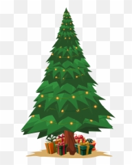 Christmas - Tree With No Star png