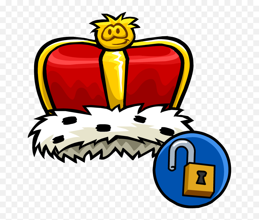 King Crown - Club Penguin Crown Transparent Png Original King Crown Cartoon Png,King Crown Transparent Background