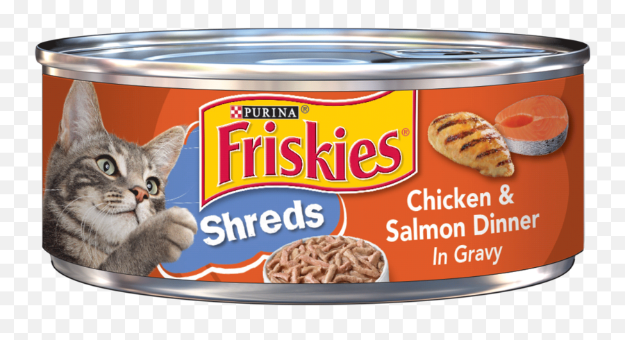 Friskies Gravy Wet Cat Food Shreds Turkey U0026 Cheese Dinner 55 Oz Can - Friskies Shreds Cat Food Png,Biggie Cheese Png