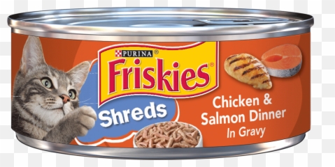 Friskies Gravy Wet Cat Food Shreds Turkey U0026 Cheese Dinner 55 Oz Can - Friskies Shreds Cat Food Png,Biggie Cheese Png