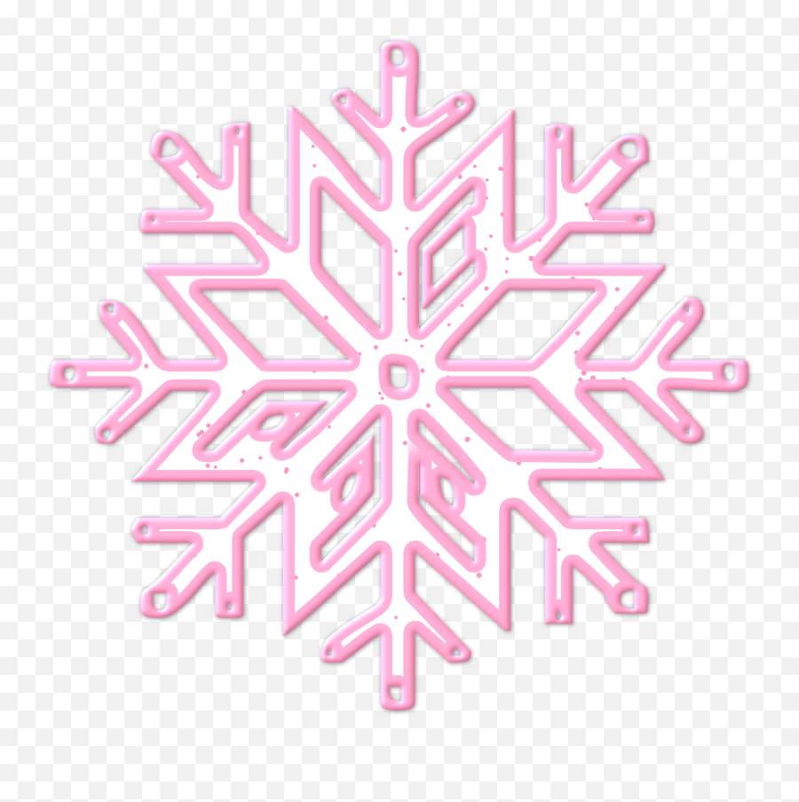 Merry Christmas 4 Snowflakes - Clip Art Png,Snowflake Clipart Transparent Background