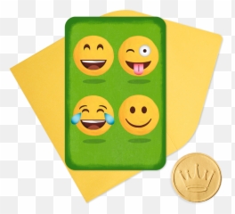 25 Mini Smiley Face Emojis Congratulations - Full png