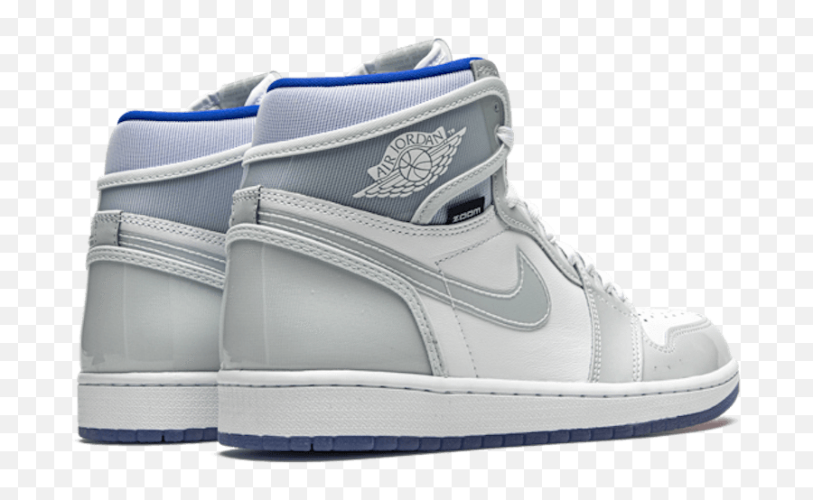 Download Air Jordan 1 Retro High Zoom - Air Jordan I Retro High Zoom White Png,Air Jordan Png