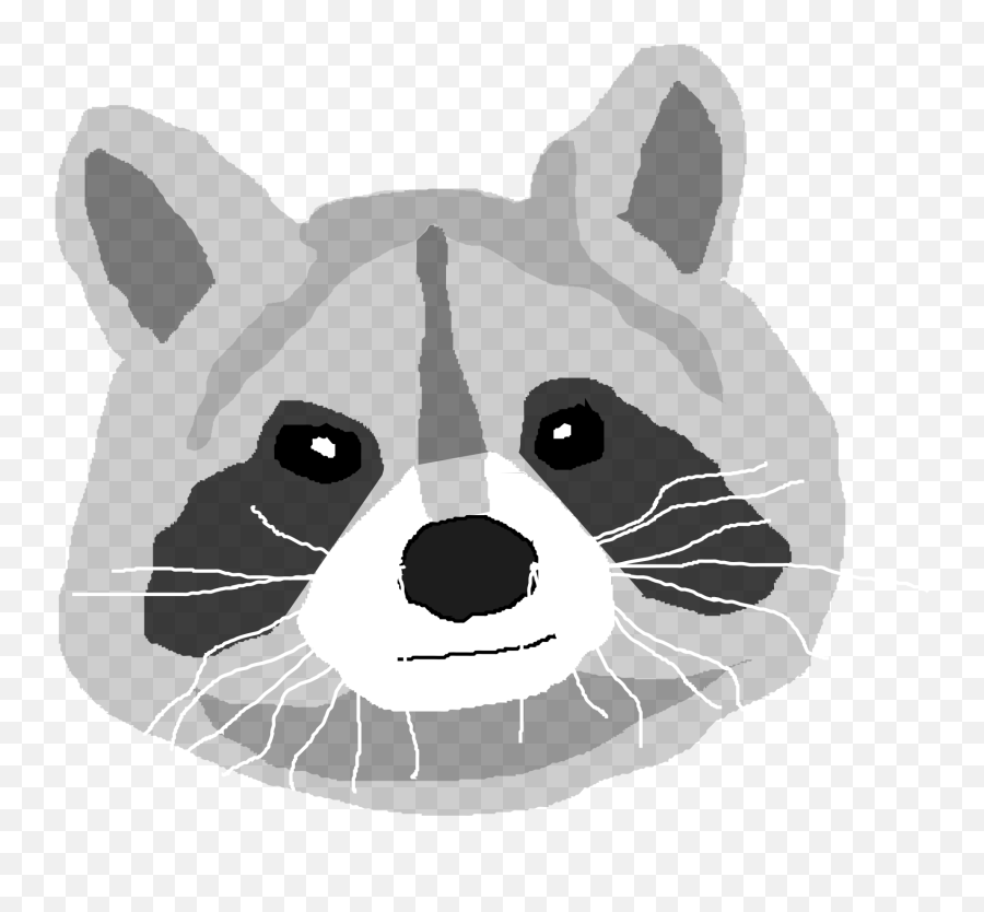 Raccoon Head Png Transparent Cartoon - Raccoon Head Transparent Background,Raccoon Transparent Background