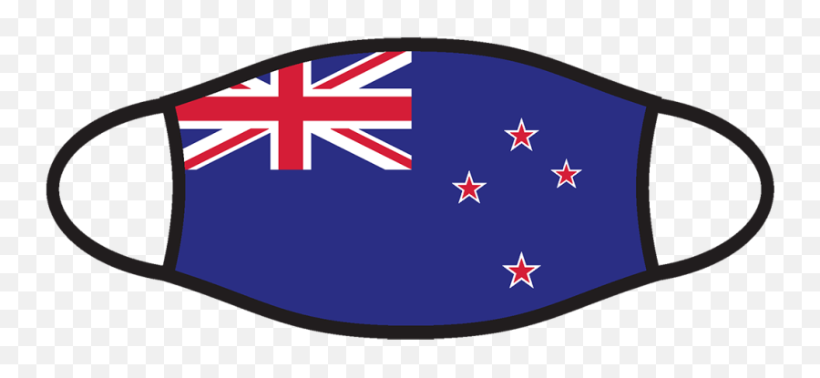 New Zealand Flag Face Covering - American Png,New Zealand Flag Png