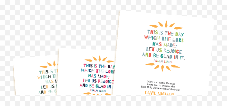 First Communion Invitations Holy - Horizontal Png,First Communion Png