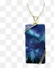 On Angelu0027s Wings Rectangle Necklace - Solid png
