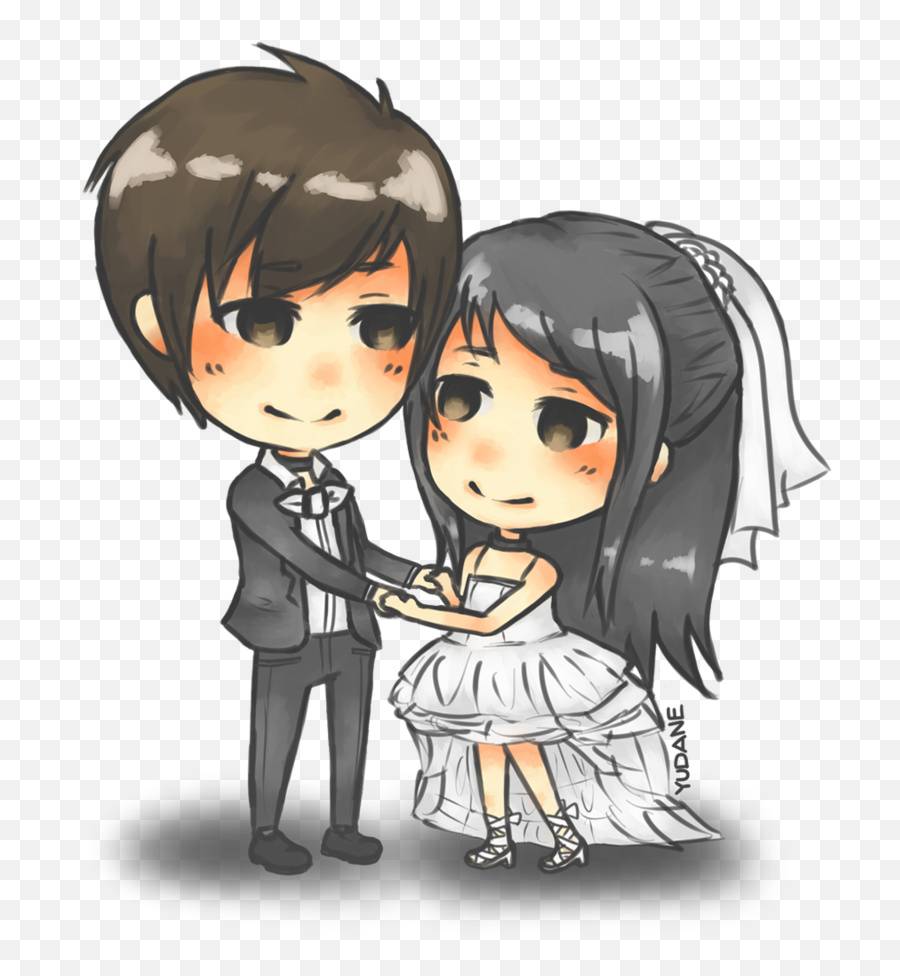 Download City Searching - Anime Chibi Wedding Couple Full Dibujos Manga De  Amor Png,Anime Couple Png - free transparent png images 
