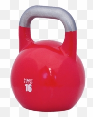 Hart Sport Pink Ketllebell Transparent - Png Red Dumbbell