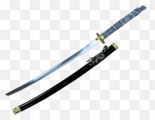 Katana Sword Png - Dragon Handle Samurai Sword Sabre Collectible