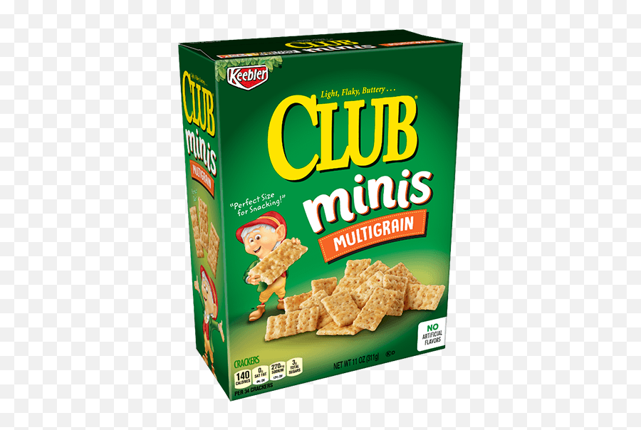 Keebler Club Minis Multi - Grain Crackers Keebler Mini Club Crackers Png,Grain Texture Png