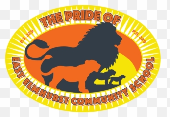Masai Lion Transparent Cartoon - East Elmhurst Community School Png,Orange Lion Logo