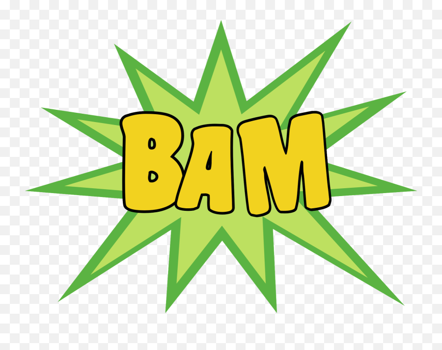 Superheroes Clipart Bam Transparent Free - Letreros De Super Heroes Png,Bam Png