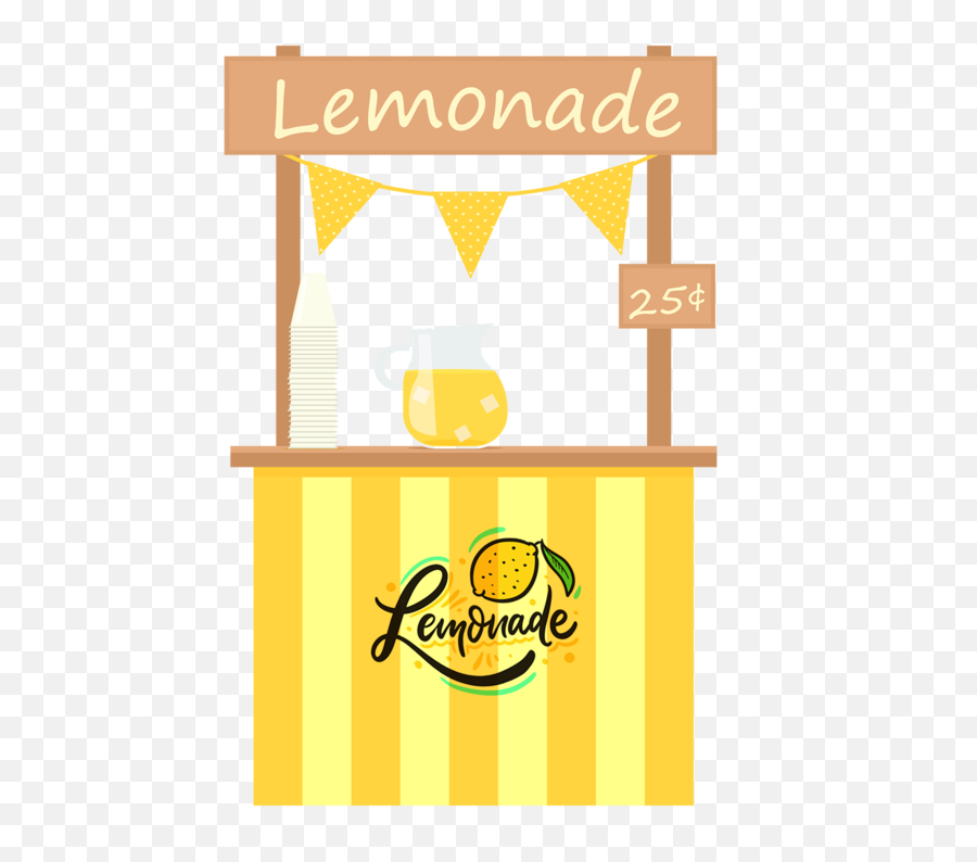 Easy Lemon - Transparent Lemonade Stand Cartoon Png,Stand Png