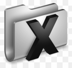 3d White Folder X Icon Png Clipart
