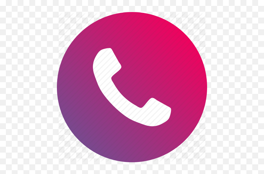 Call Calling Dial Gradient Phone - Phone Icon Png Gradient,Pink Phone Icon
