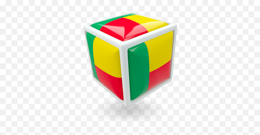 Cube Icon Illustration Of Flag Benin - Vertical Png,Rubik's Cube Icon