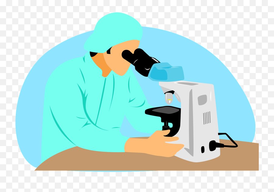 Doctor Scientist Microscope - Free Vector Graphic On Pixabay Cientifico Con Microscopio Animado Png,Biologist Icon