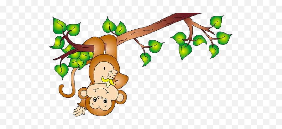 28 Monkey Clip Art Free Clipartlook - Jungle Monkey Clipart Png,Tree Clip Art Png