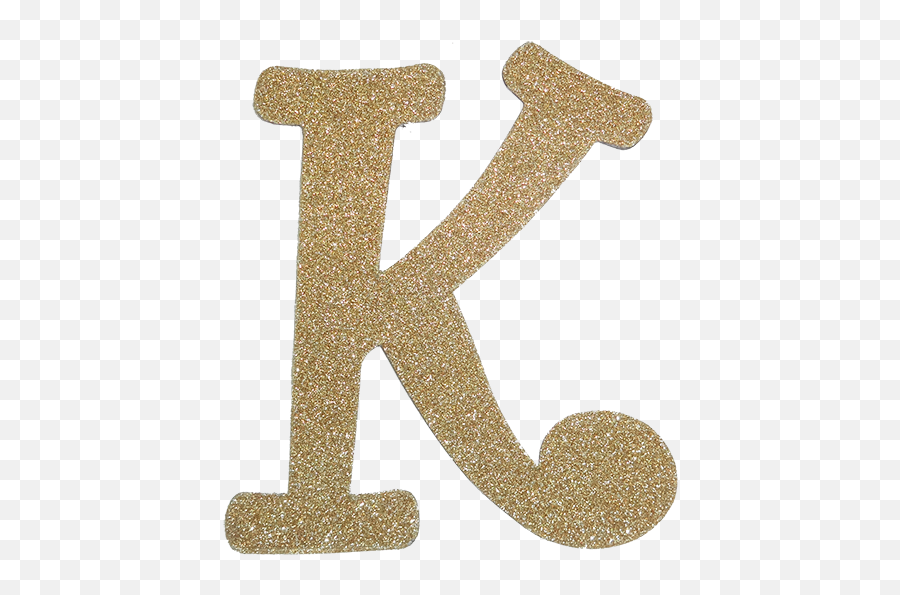Diamond Letter K - 35 Gold 1 Pc Pkg Number Png,K Png