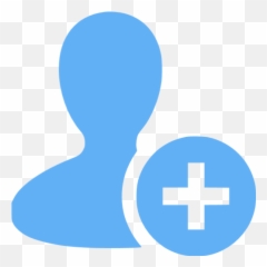 Tropical Blue Add User 2 Icon - Free tropical icons Blue Add User Icon png