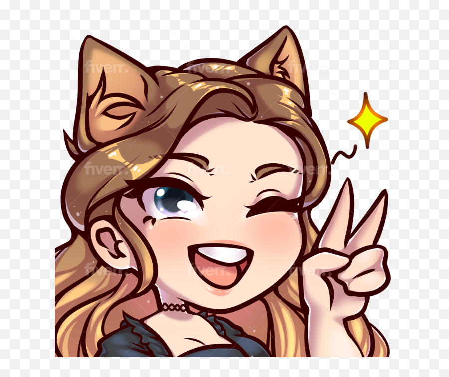 Create Cute Custom Emotes And Sub Badges For Twitch By - Fictional Character Png,Twitch Sub Icon