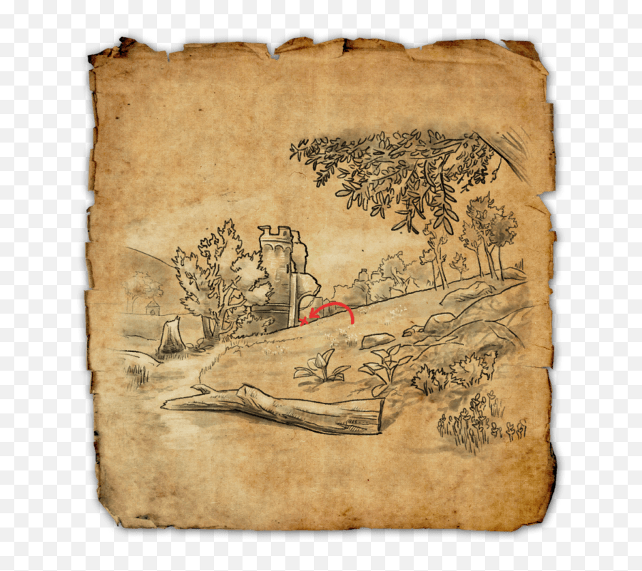 Blackwood Ce Treasure Map Iii Elder Scrolls Online Wiki - Blackwood Treasure Map Png,Nap Icon